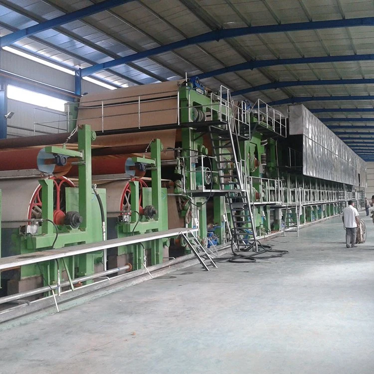China New Automatic Single Facer Corrugated Box Plant Recycling Machines Textile Machine