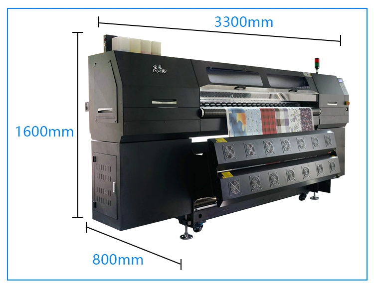 High Quality Large Format Wide Inkjet Fabric Digital Heat Transfer Printing Machine