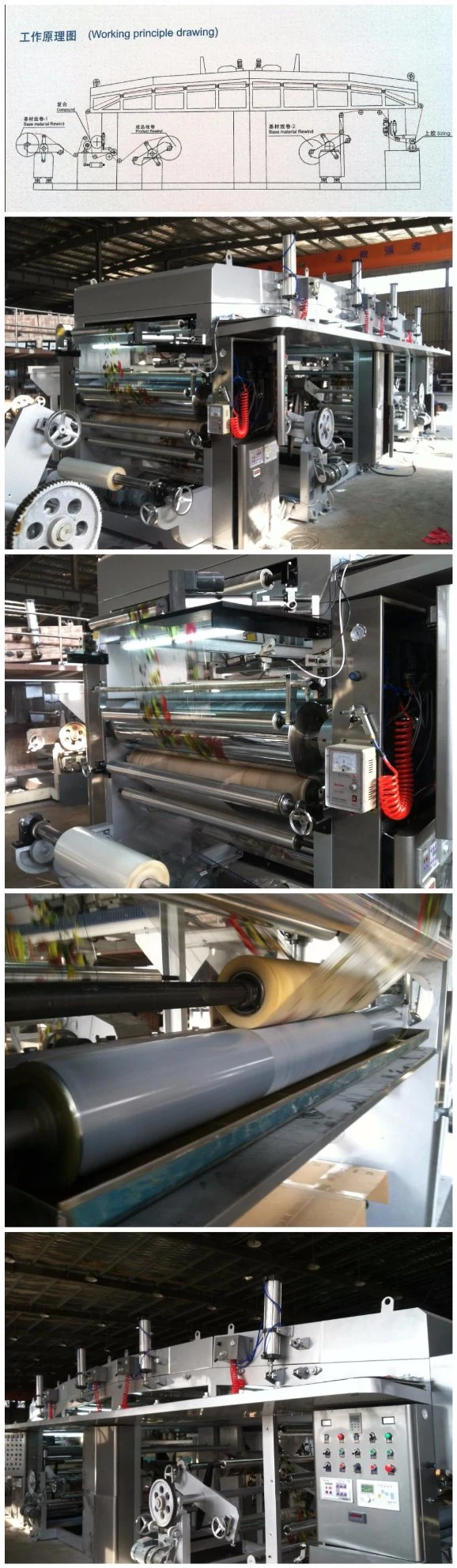 High Speed Dry Method BOPP Thermal Lamination Film Machine