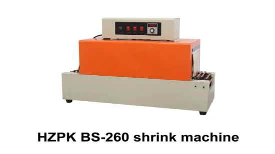 Hzpk BS-260 Pet Bottle Wrap Warpping PVC Film Making Shrink Label Sealing Machine